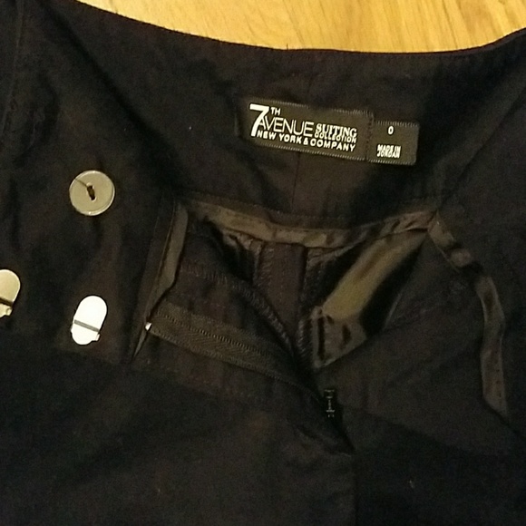 Black Cuffed Dress Shorts - Picture 3 of 6